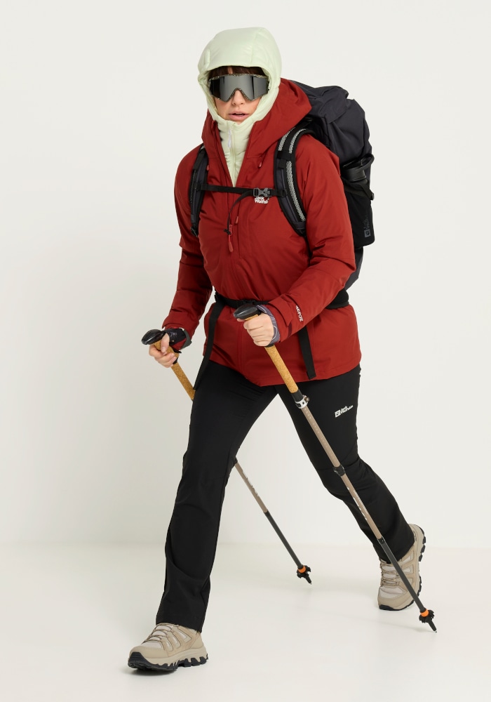 Jack Wolfskin Outdoorjacke »ROUTEBURN PRO 2 INS JKT W« mit Kapuze warm, leicht, schnell trocknend und winddicht.