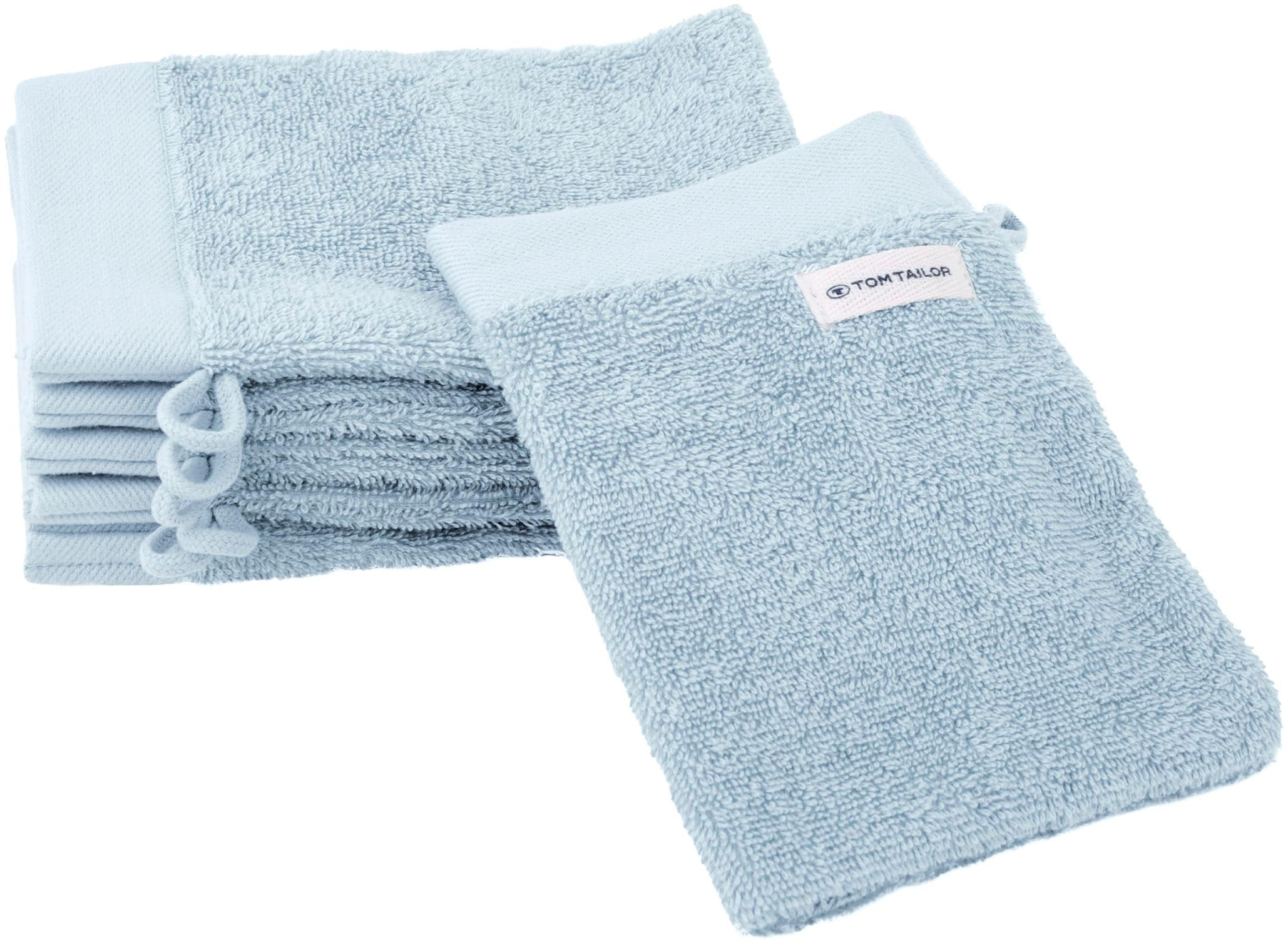 Waschhandschuh »Waschhandschuh COLOR BATH«, (6 St., 6er Set Waschhandschuhe 16 x 21 cm)