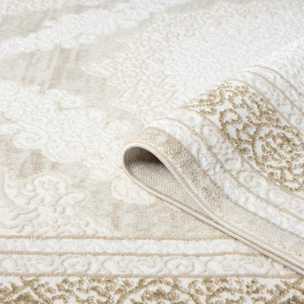 Carpet City Teppich »ANTIK209«, rechteckig, 10 mm Höhe, Kurzflor, 3D-Optik, Klassisch-Modern für Wohnzimmer, Schlafzimmer