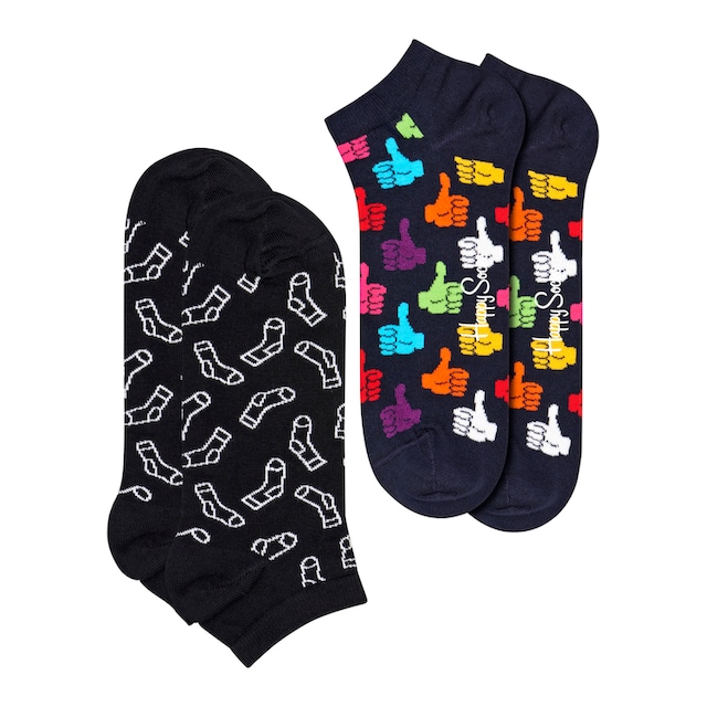 Happy Socks Kurzsocken, (Packung, 2 Paar), Thumbs Up Low Sock bei ♕