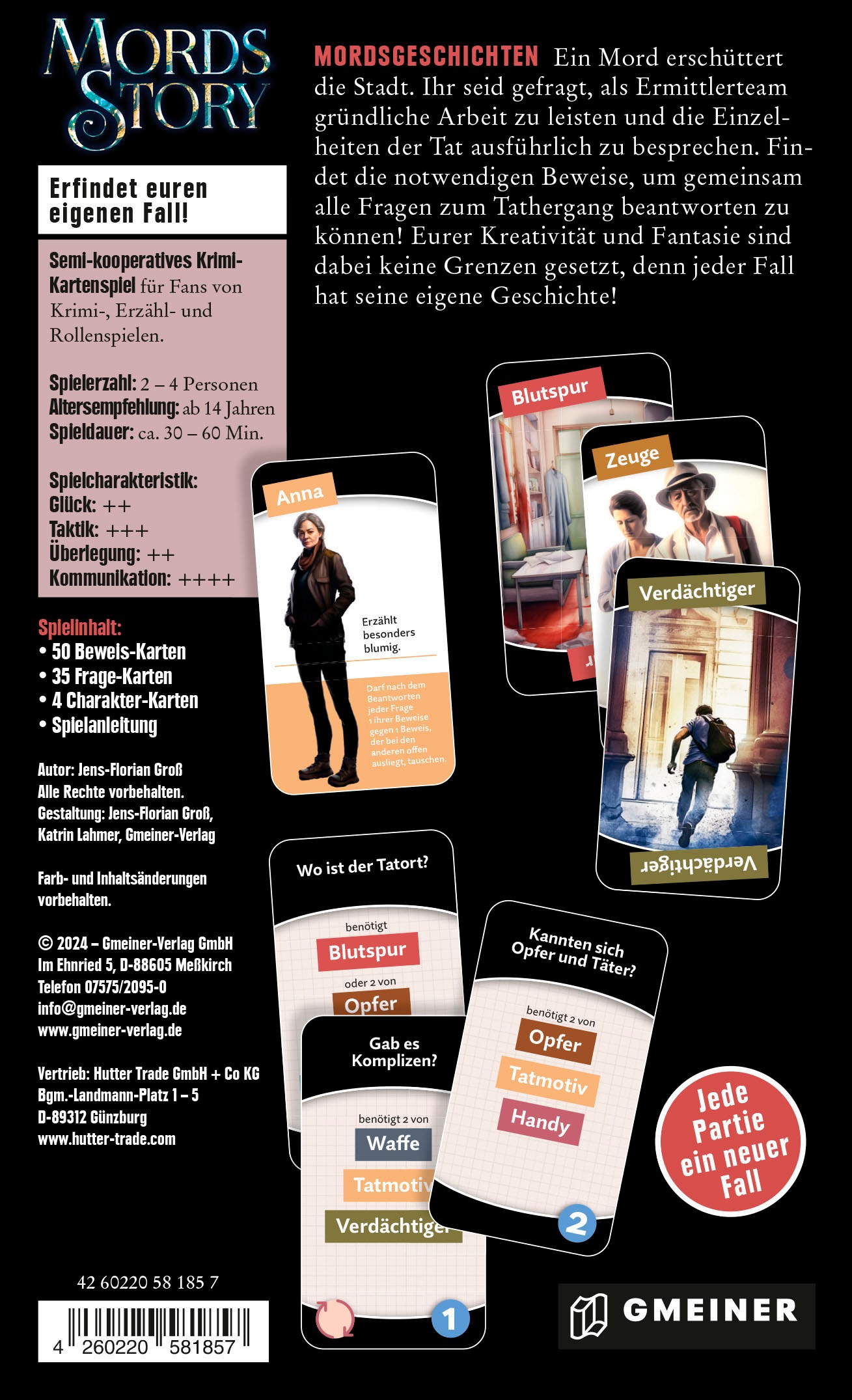 GMEINER Spiel »MordsStory«, Made in Germany