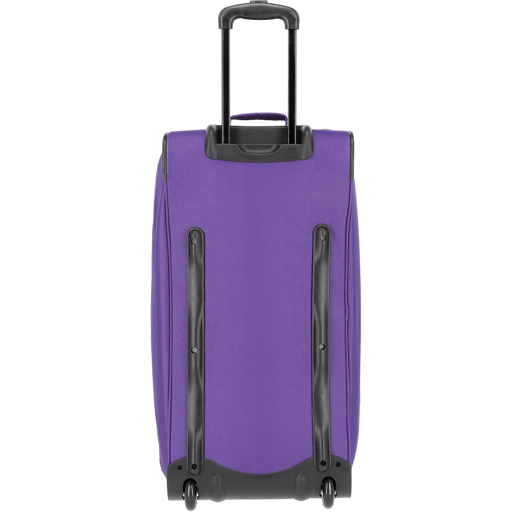 travelite Reisetasche »Basics Fresh, 71 cm, lila«, Duffle Bag Reisegepäck Sporttasche Reisebag mit Trolleyfunktion