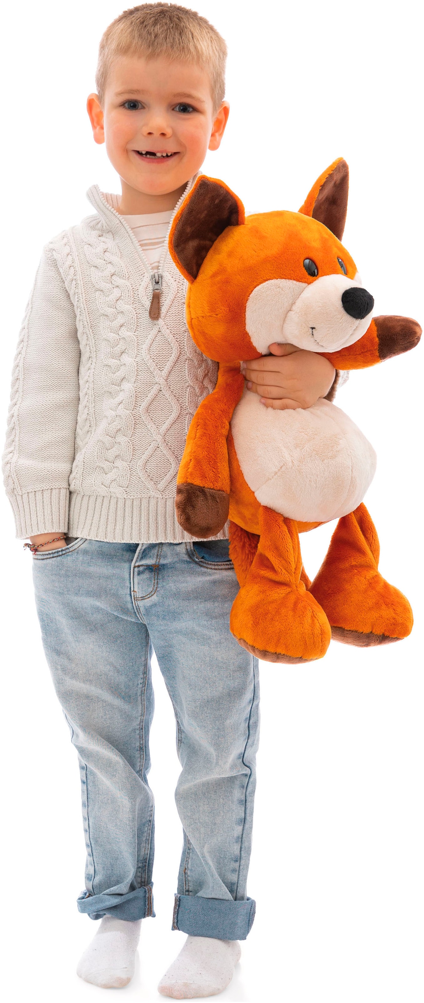 Nici Kuscheltier »Crazy Friday, Fuchs Fabio, 50 cm schlenkernd« schlenkernd; enthält recyceltes Material