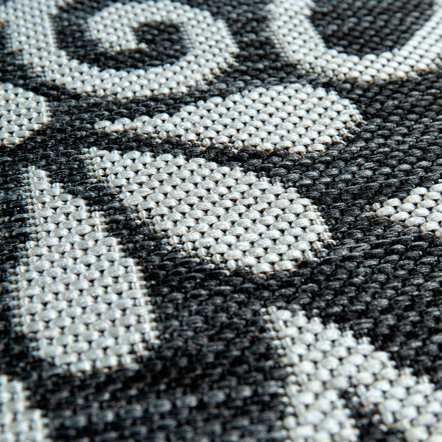 Paco Home Teppich »Coco 205«, rechteckig, 4 mm Höhe, Flachgewebe, Paisley Muster, In- und Outdoor geeignet