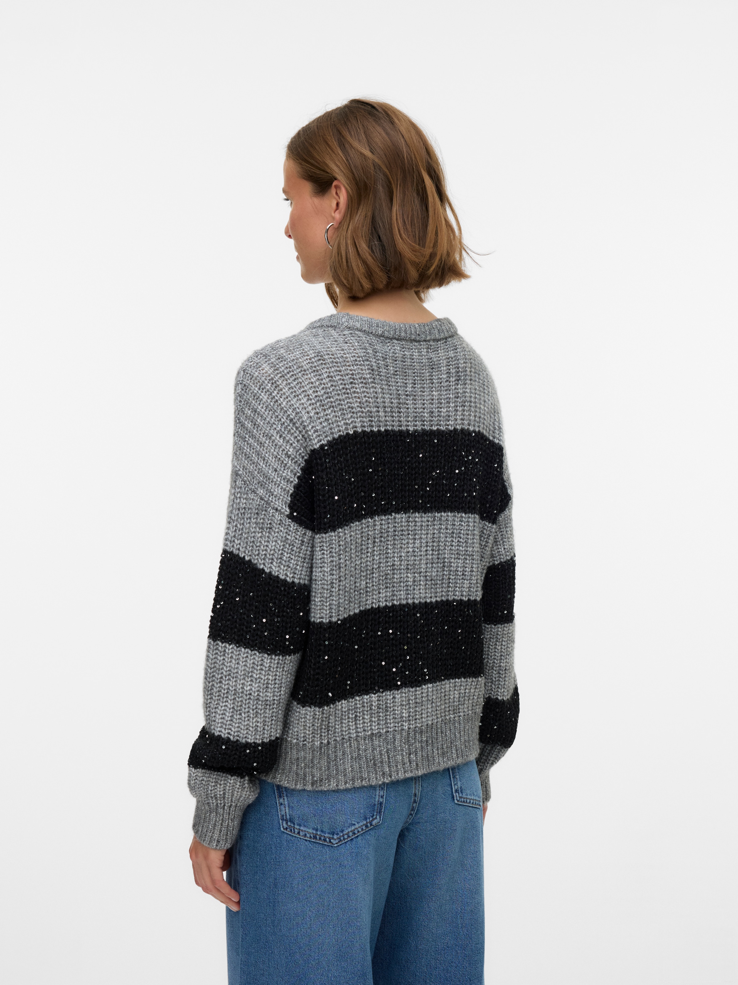 Vero Moda Strickpullover »VMSPARKLE LS O-NECK PULLOVER«