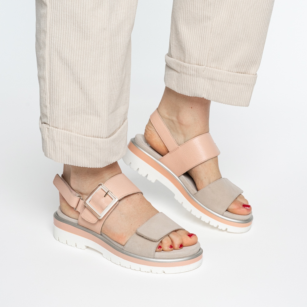 Ara Keilsandalette »MALAGA«  Keilabsatz, Plateau, Riemchensandalette in bequemer Weite G (= weit)