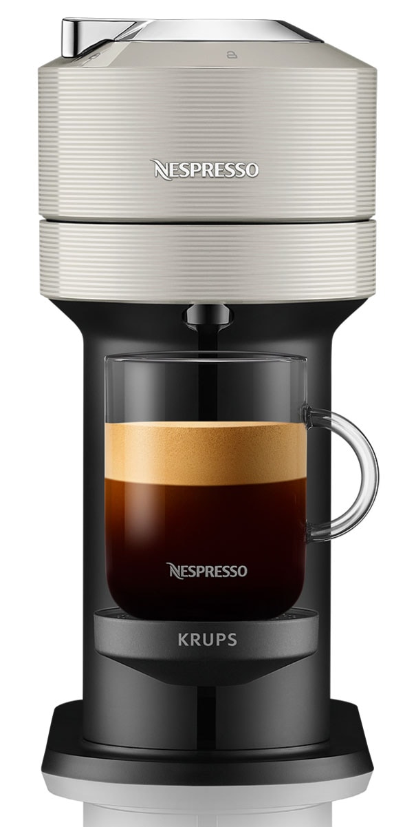 Nespresso Kapselmaschine 3 mit Vertuo inkl. Aerroccino »XN911B Kapseln XXL 12 Milchaufschäumer, Jahren Krups«, Garantie von Next mit Bundle Willkommenspaket