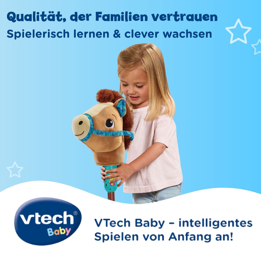 Vtech® Steckenpferd »Vtech Baby, Galoppier-mit-mir-Pferdchen« mit Soundeffekten