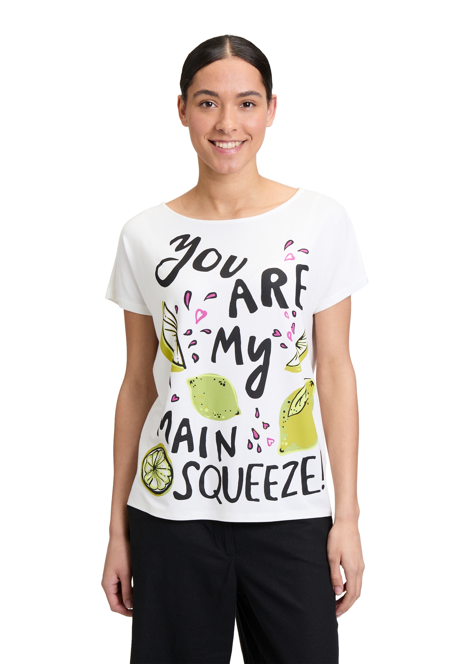 Betty Barclay Kurzarmshirt »Basic Shirt mit U-Boot-Ausschnitt«