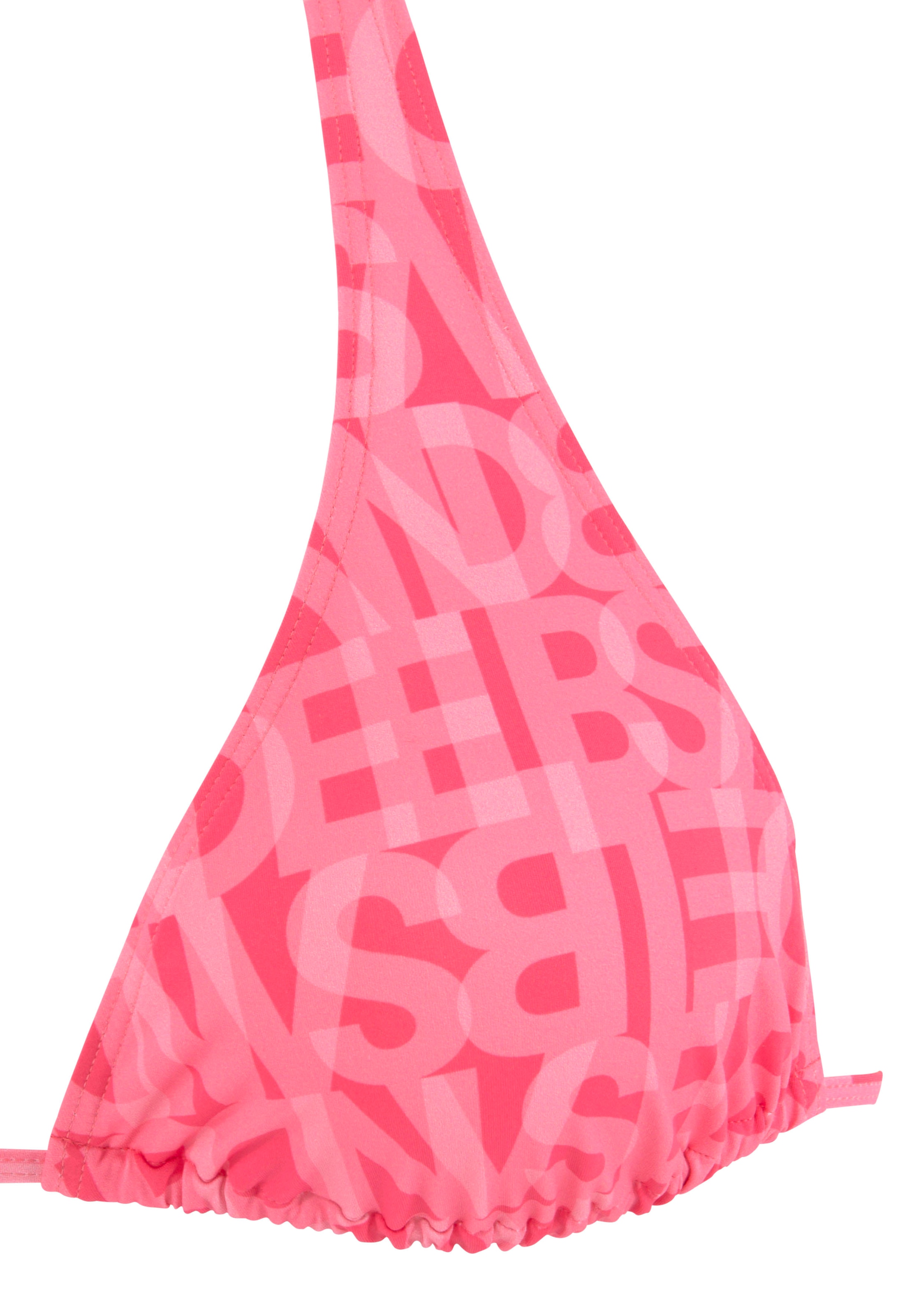 Elbsand Triangel-Bikini-Top »Letra«, mit tollem Wording