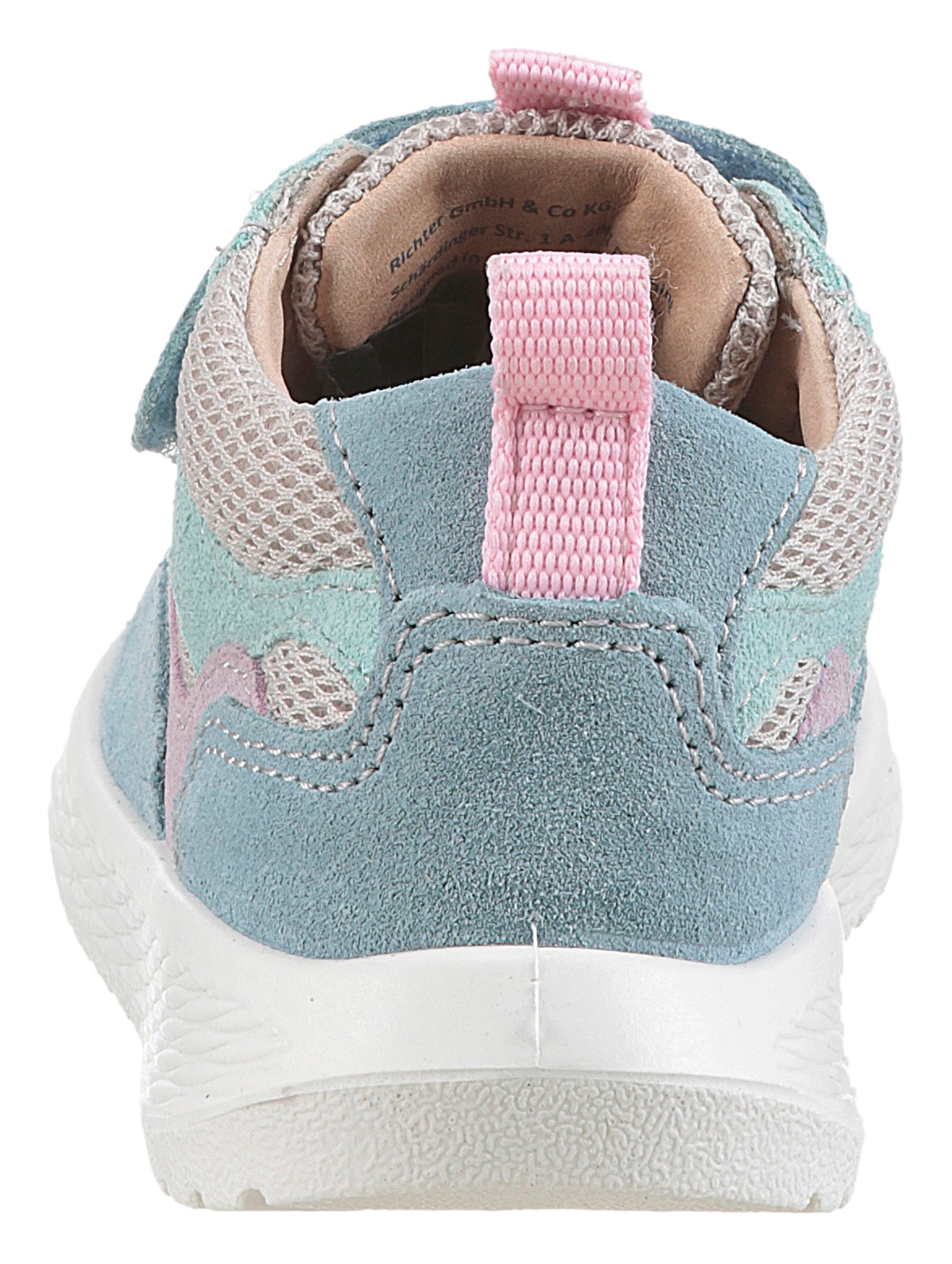 Richter Sneaker »Timmy WMS: Mittel«, Klettschuh mit praktischem Gummizug, Größenschablone zum Download