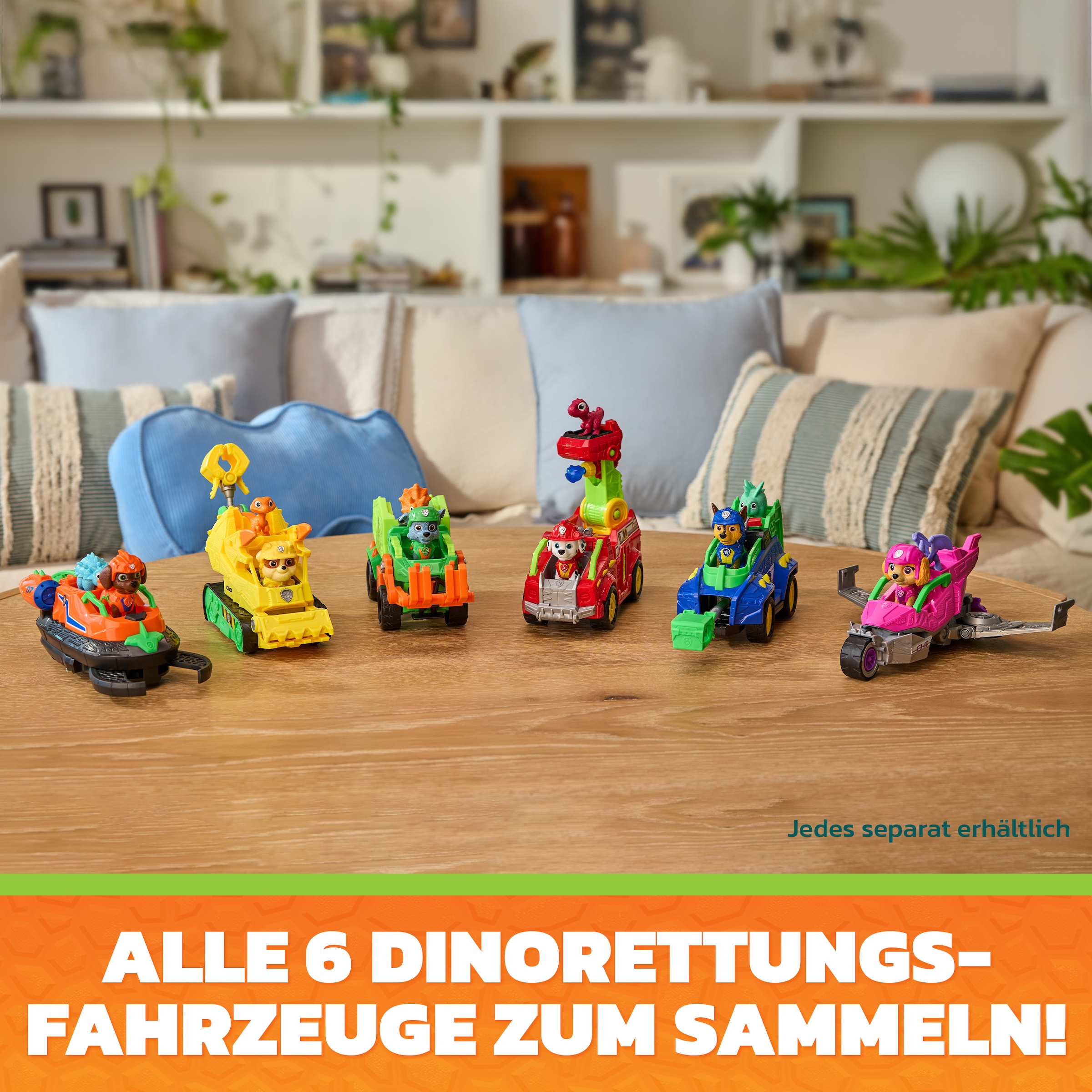 Spin Master Spielzeug-Auto »PAW Patrol: Der Dino Film, Marshalls Dino-Feuerwehrauto«
