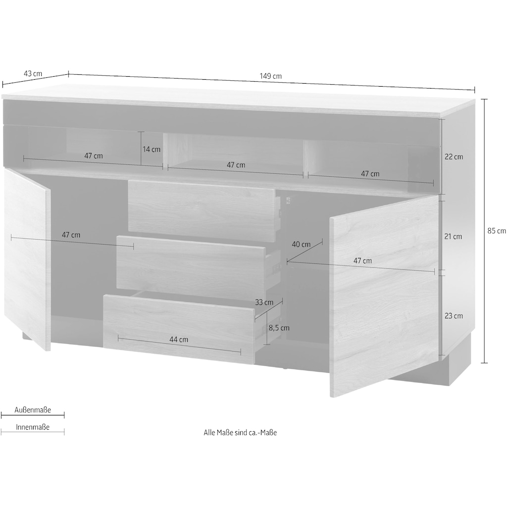 Places of Style Sideboard »Cayman«