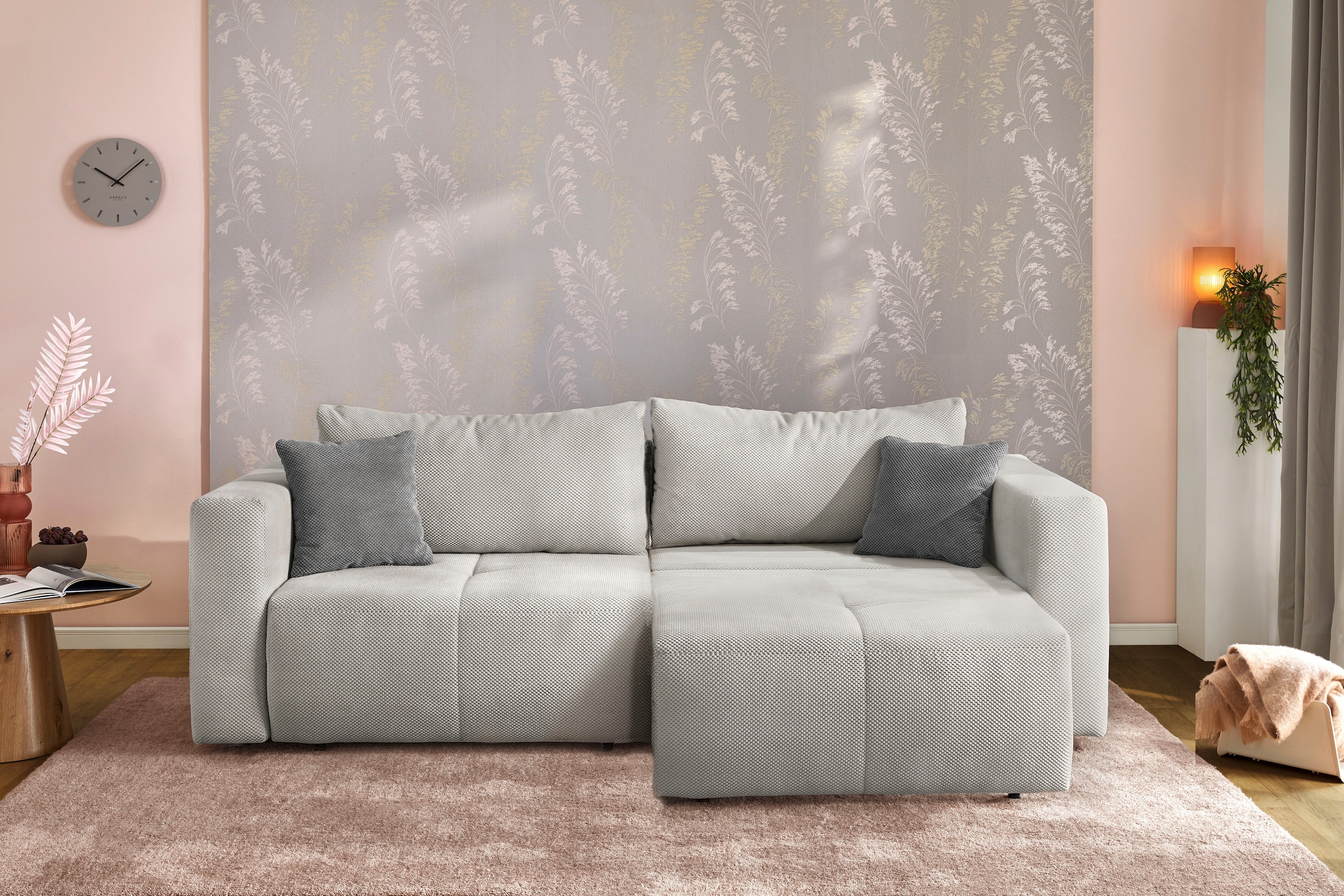 Jockenhöfer Gruppe Big-Sofa »Relax« Gästebettfunktion, Bettkasten, Sitzelemente einzeln ausziehbar