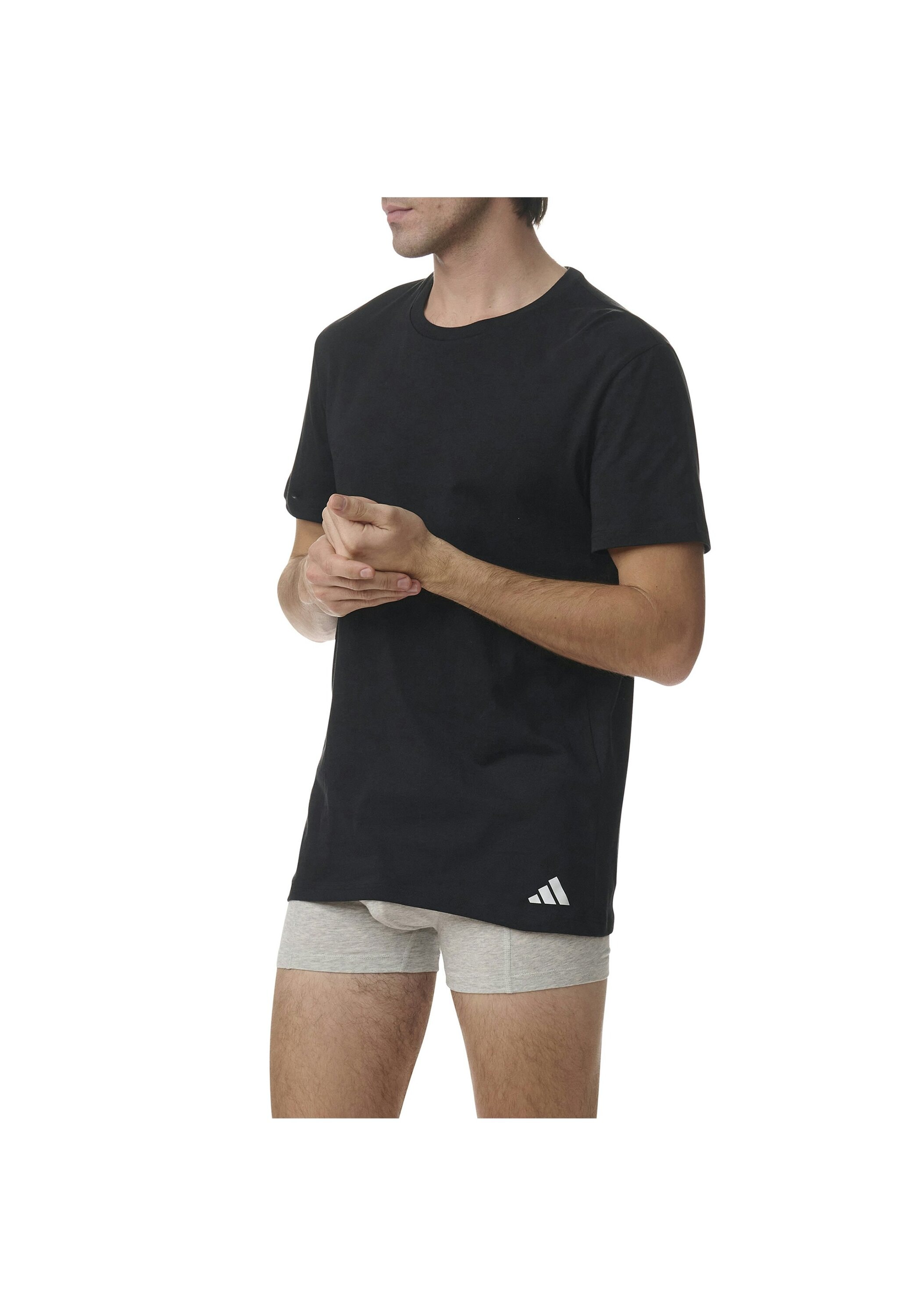 adidas Originals T-Shirt »T-Shirt Crew Neck Shirt Active Core Cotton 3PK 3er Pack«