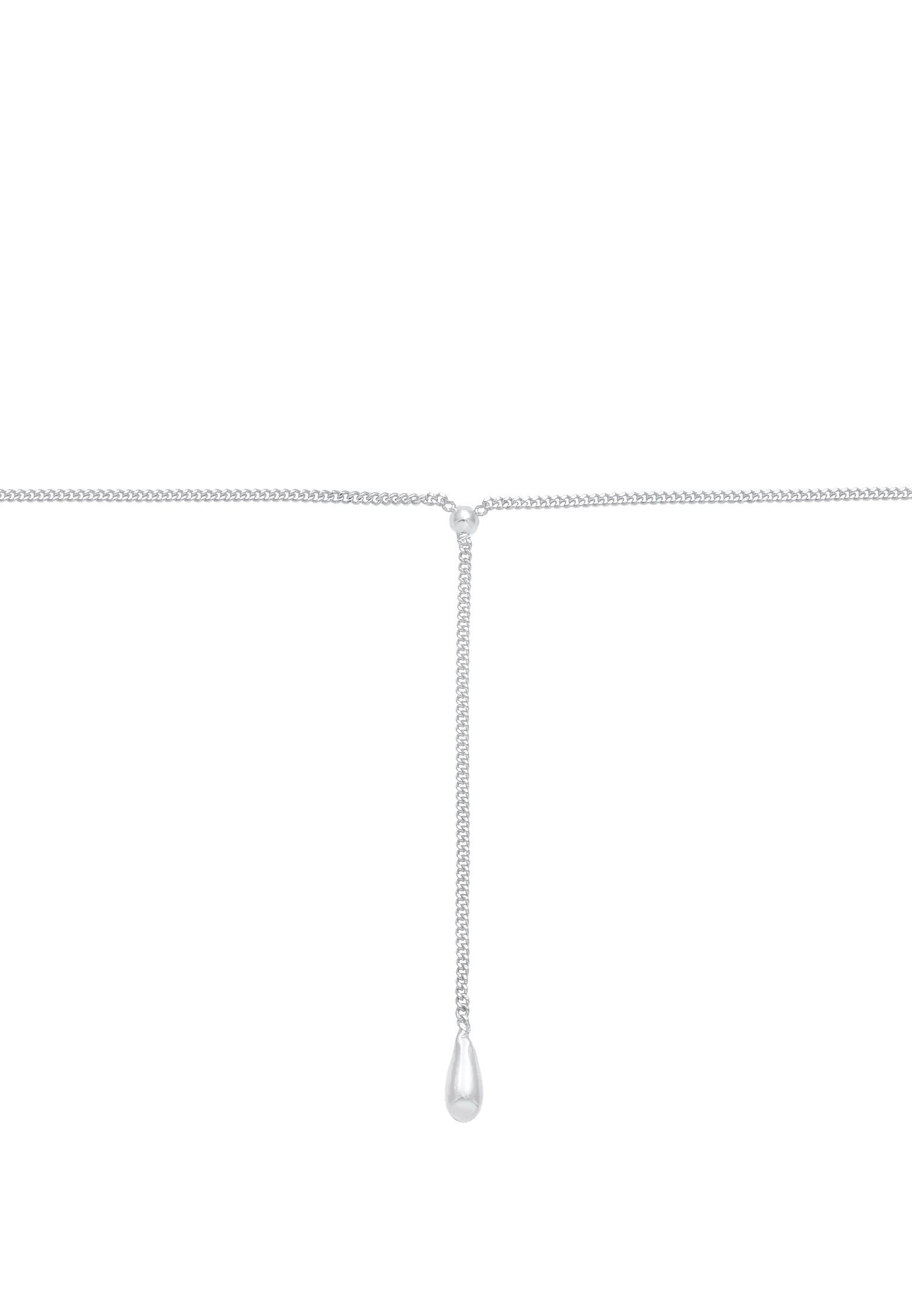 Elli Y-Kette »Halskette Choker Y-kette Tropfen Kugel 925 Silber«