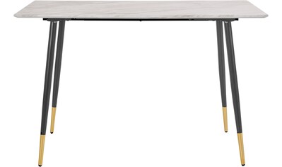 Leonique Esstisch »Eadwine«, Tischplatte aus pflegeleitem MDF mit Folie, Gestell aus... kaufen
