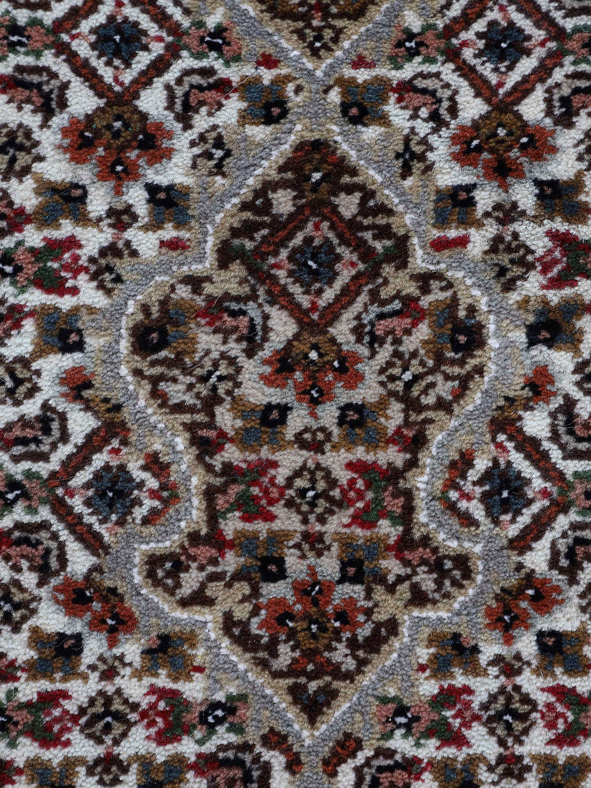 Woven Arts Orientteppich »Orientteppich Tabriz Mahi«, rechteckig, 15 mm Höhe, handgeknüpft, Wohnzimmer, reine Wolle