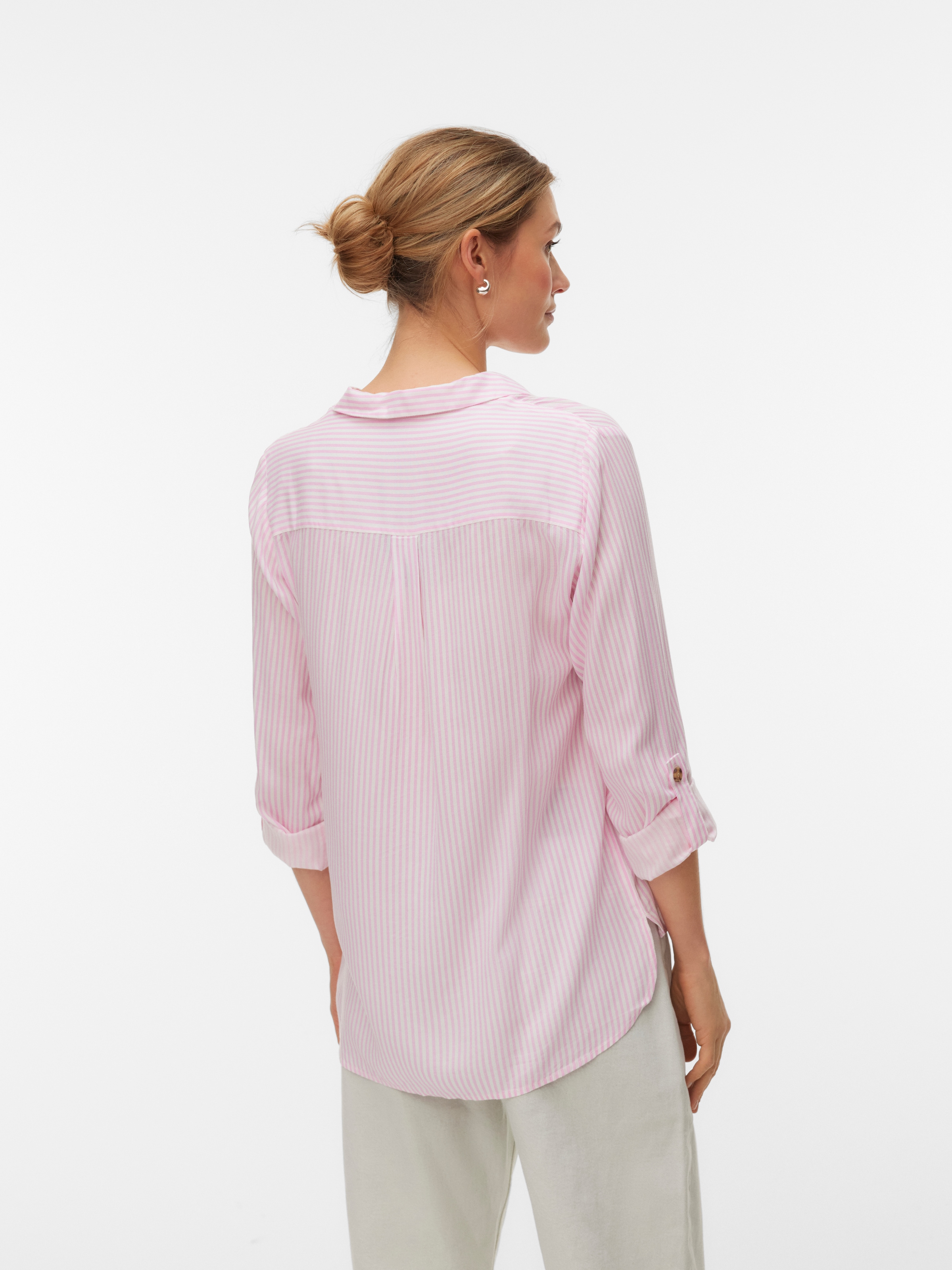 Vero Moda Hemdbluse »VMBUMPY L/S SHIRT NEW WVN GA NOOS« Viskose, regular fit