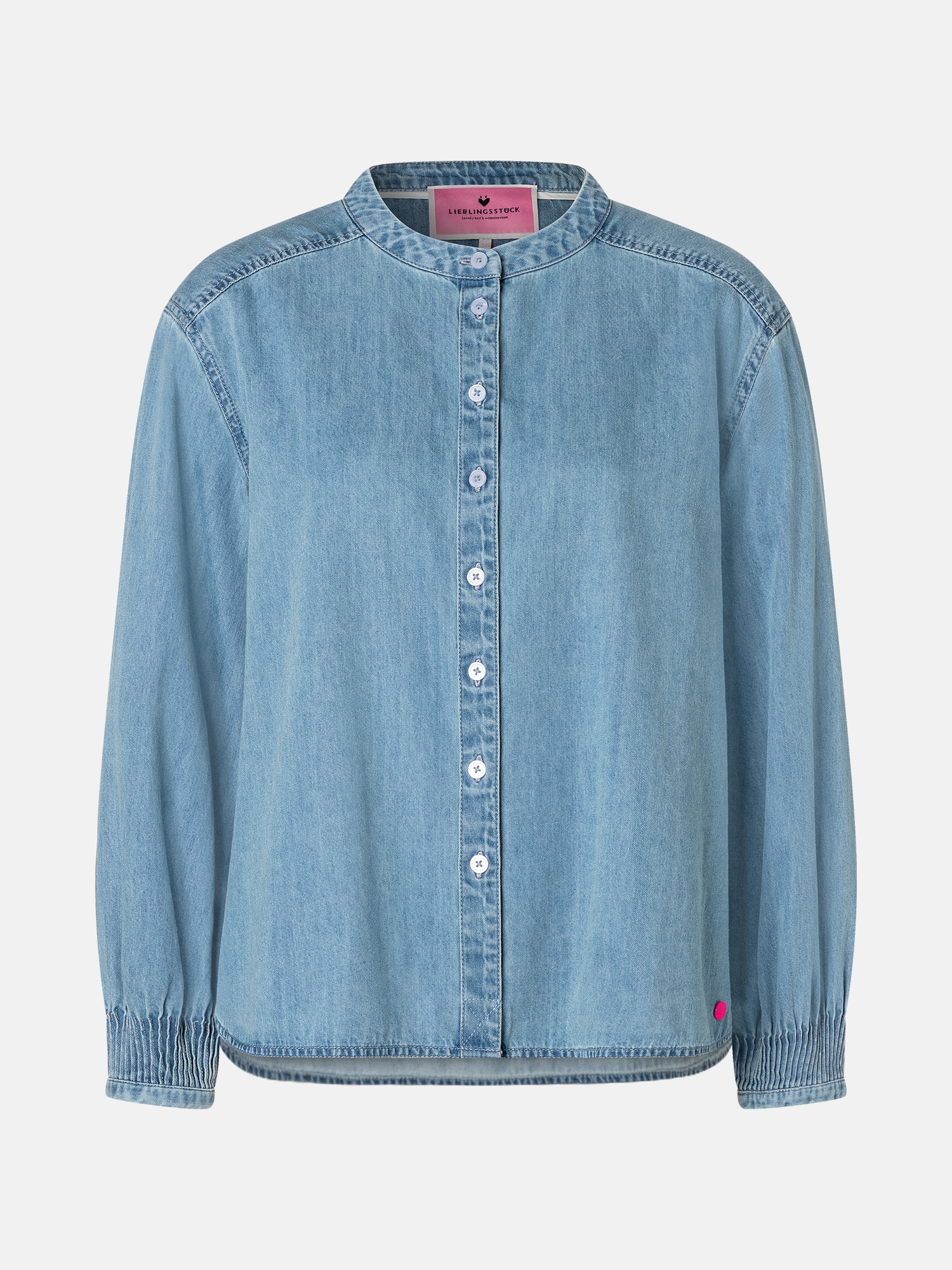 Lieblingsstück Langarmbluse »EvitaL« im Denim-Look