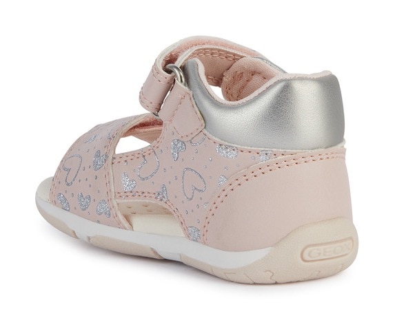 Geox Lauflernschuh »B SANDAL TAPUZ GIRL«, Sandale, Klettschuh, Babyschuh mit Klettverschlüssen