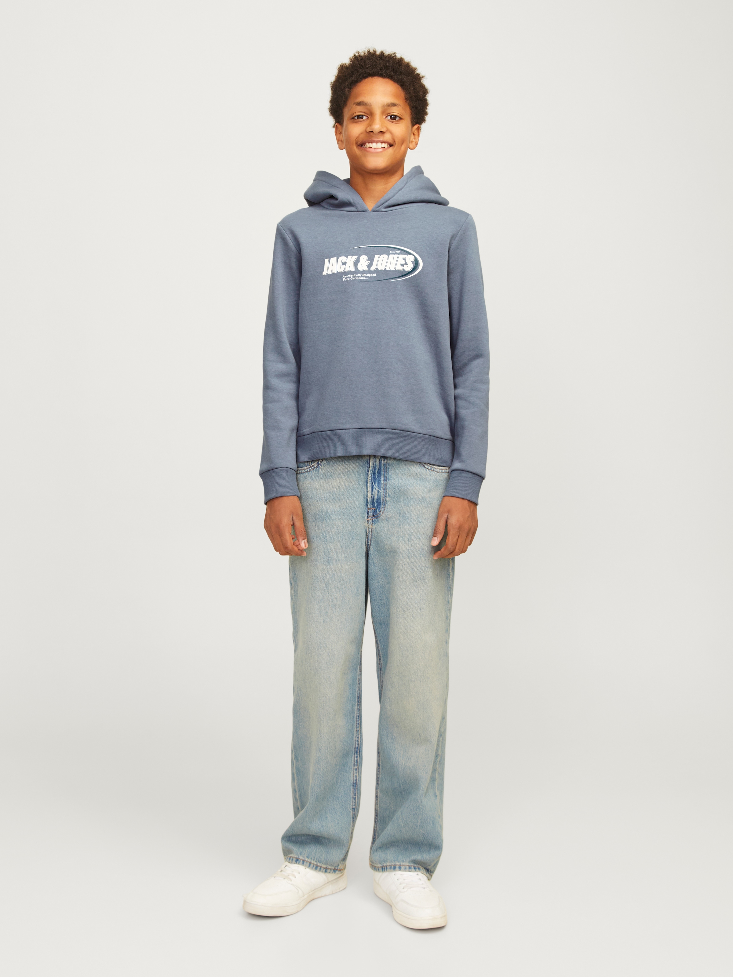 Jack & Jones Junior Kapuzensweatshirt »JCORAY BRANDING SWEAT HOOD FST JNR«