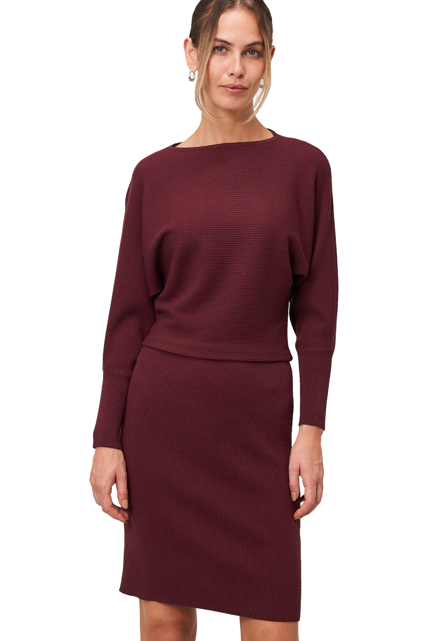 Zero Strickkleid »Strickkleid mit U-Boot Ausschnitt«