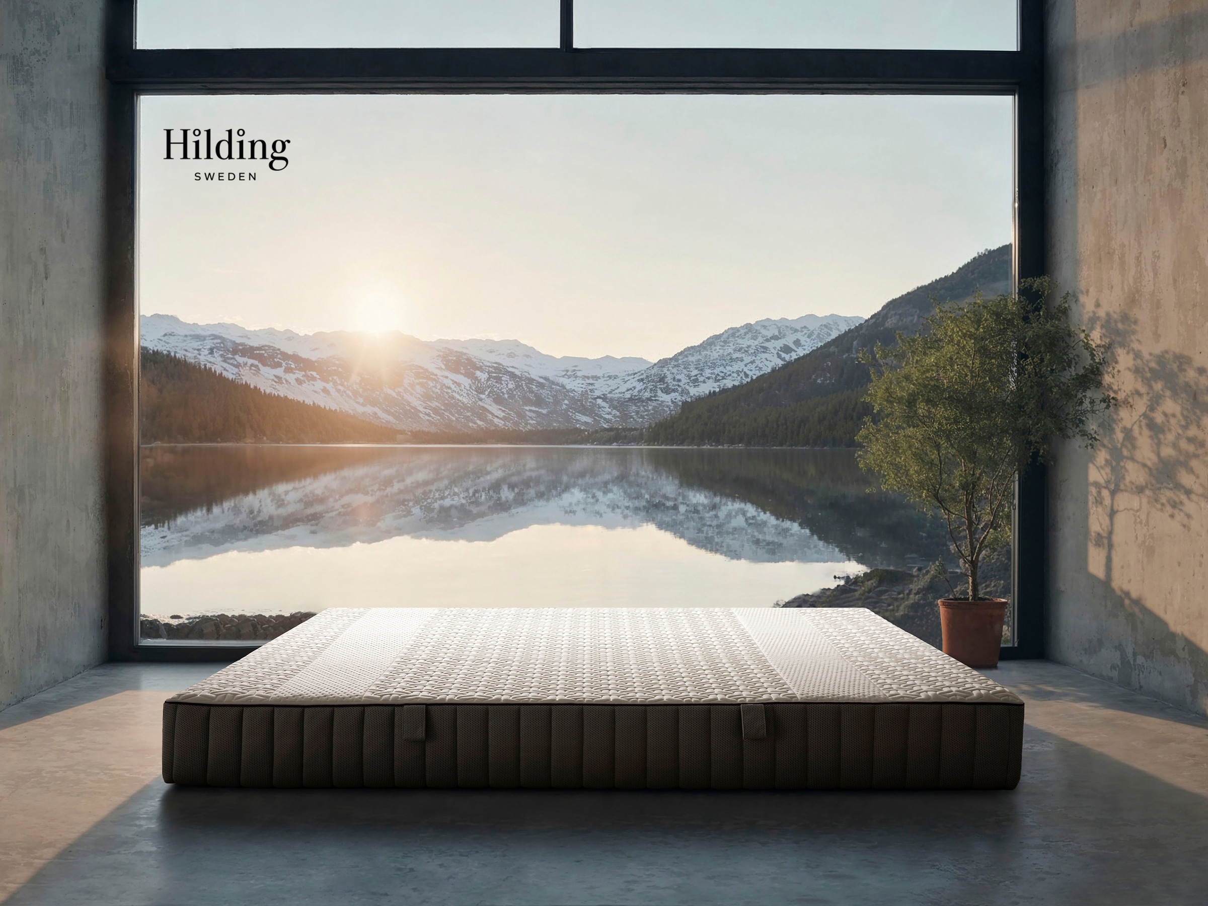 Hilding Sweden Taschenfederkernmatratze »Taschenfederkernmatratze Hej! Matratze TFK, 7 Zonen Premiumqualität«, 19 cm hoch, Raumgewicht: 28 kg/m³, 480 Federn, (1 St., 1-tlg.), 90x200 & weitere Größen, ergonomisch, atmungsaktiv, orthopädisch