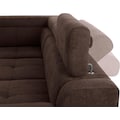 exxpo - sofa fashion Ecksofa, wahlweise mit Bettfunktion