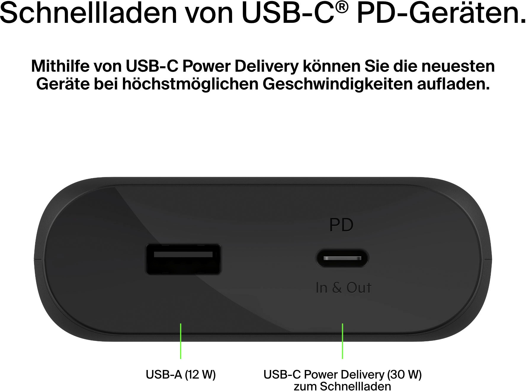 Belkin Powerbank »BOOST↑CHARGE™ USB-C PD Powerbank 20K«, 20000 mAh