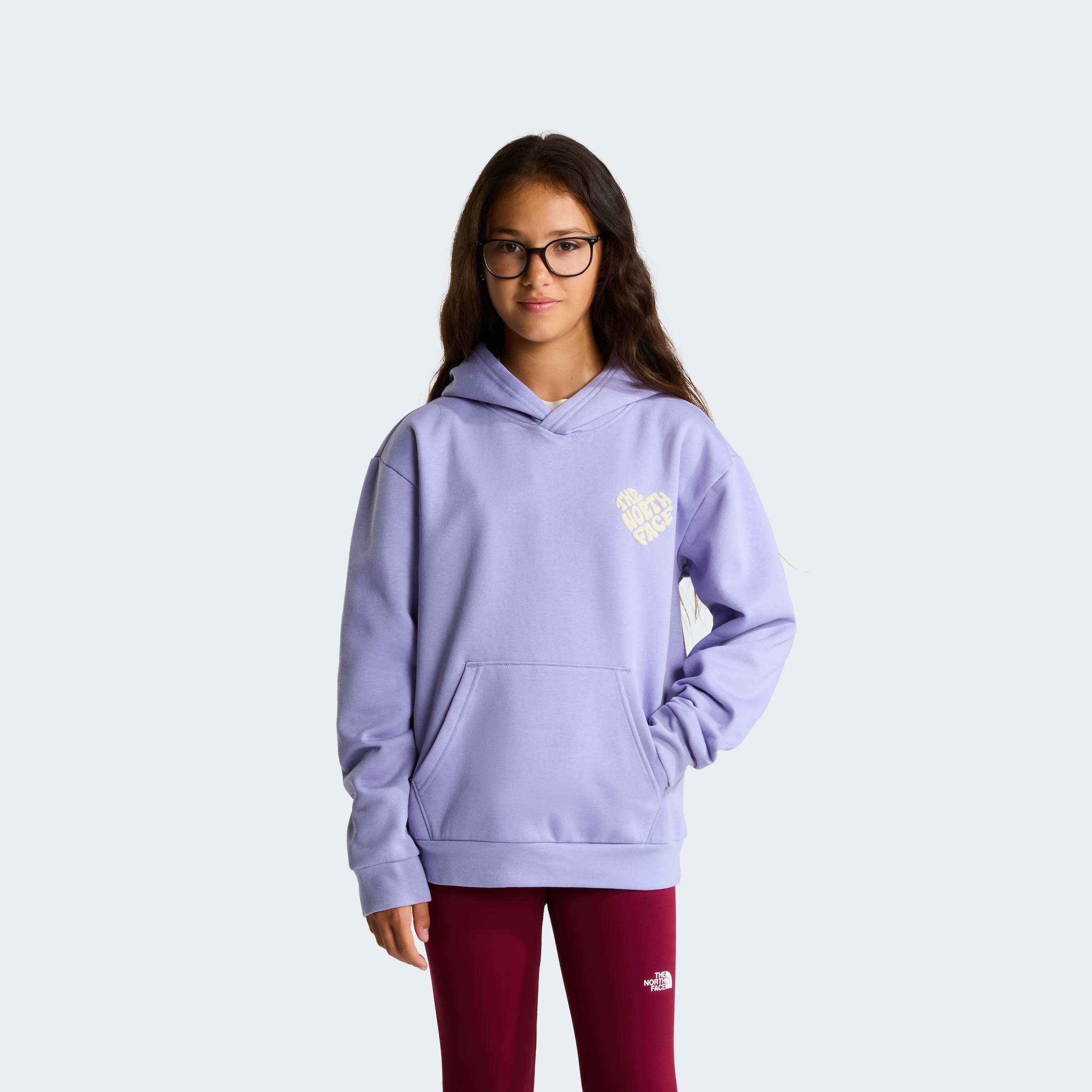 The North Face Kapuzensweatshirt »TEEN G BRAND PROUD RELAXED HOODIE  - GRA«, für Jugendliche, mit Kapuze, in normaler Länge
