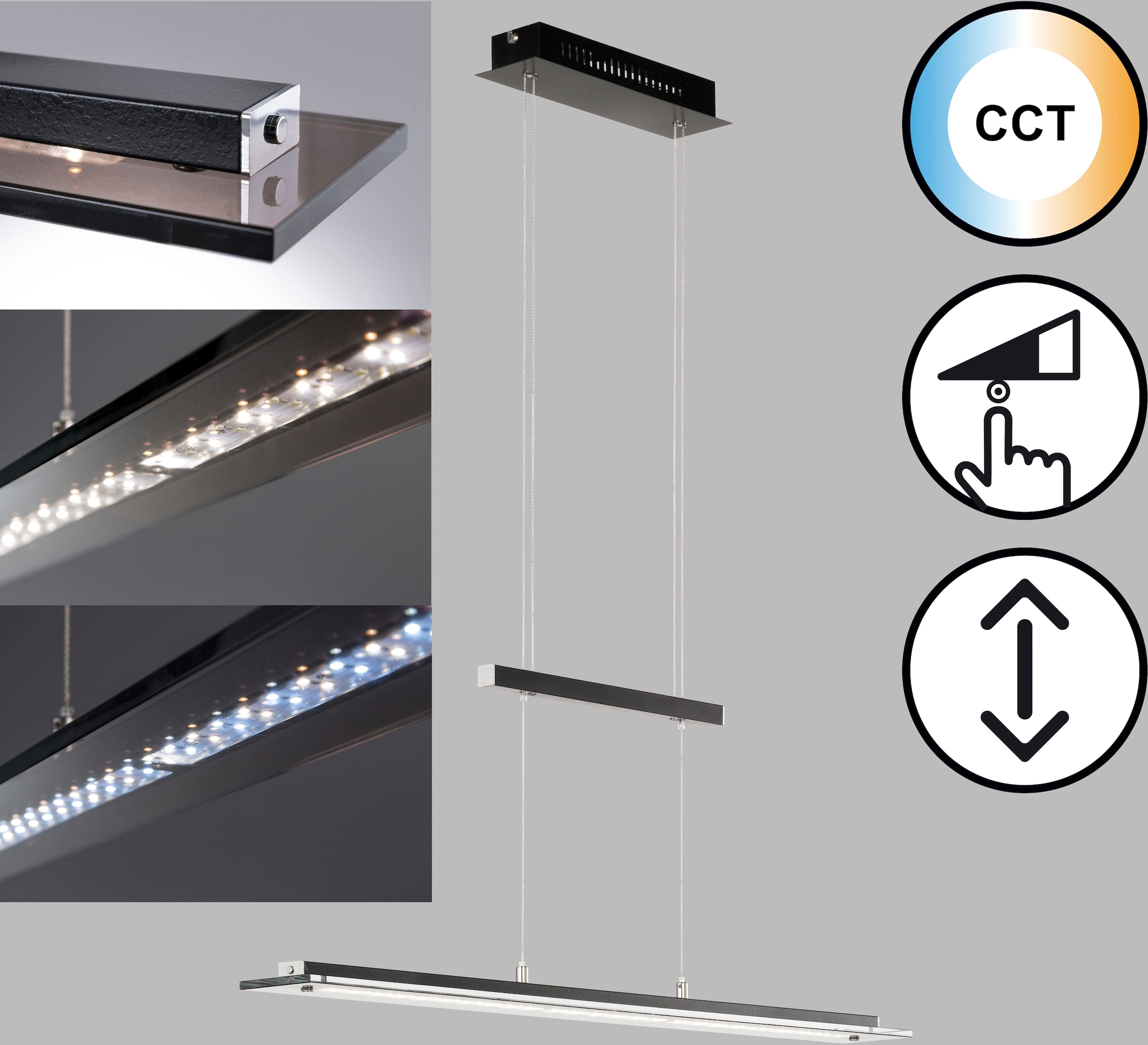 FISCHER & HONSEL Pendelleuchte »Tenso« LED-Modul 1 Stk. langlebige LED, dimmbar