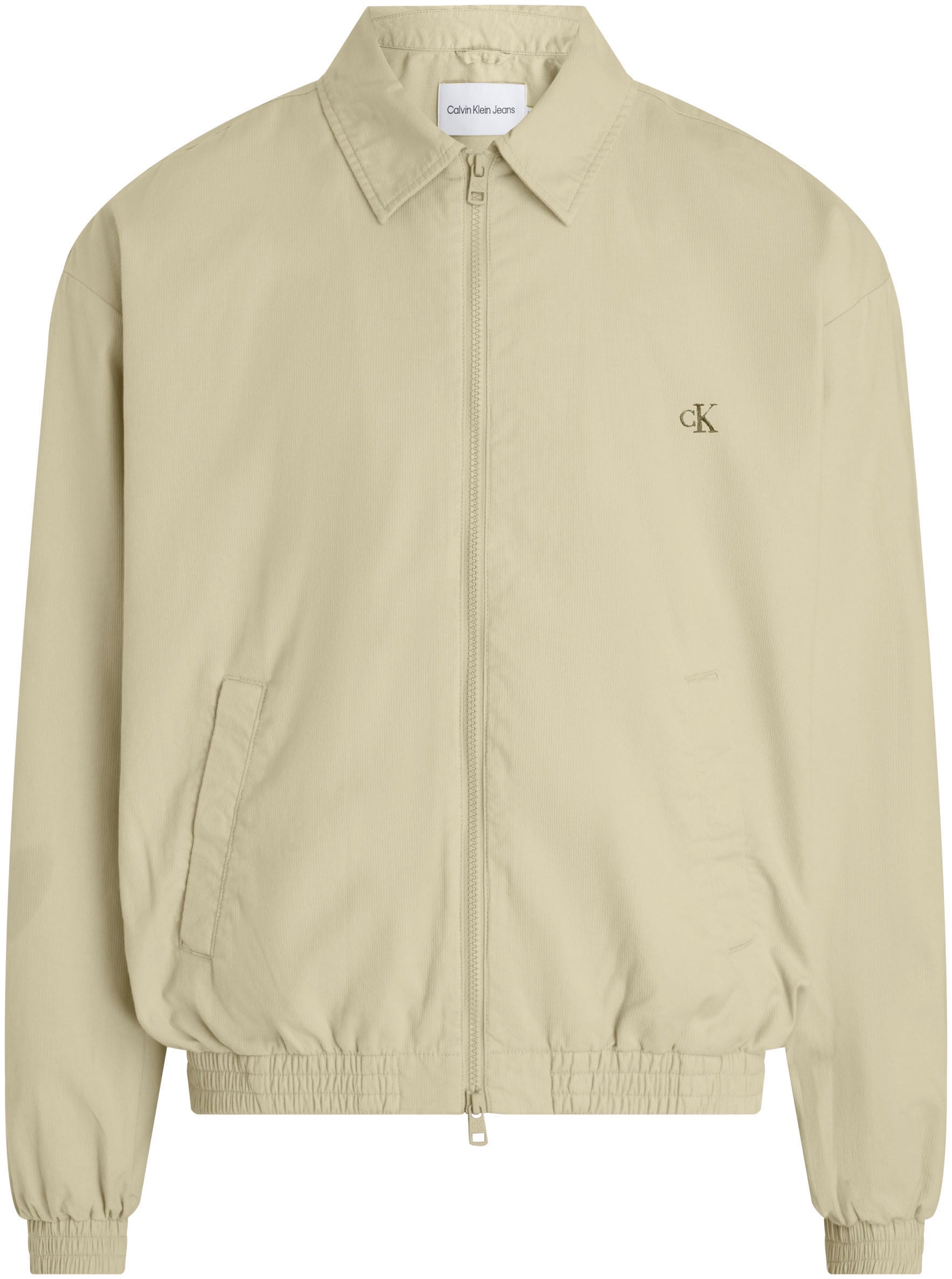 Calvin Klein Jeans Collegejacke »LINEAR TEXTURE HARRINGTON«, mit Logoprägung