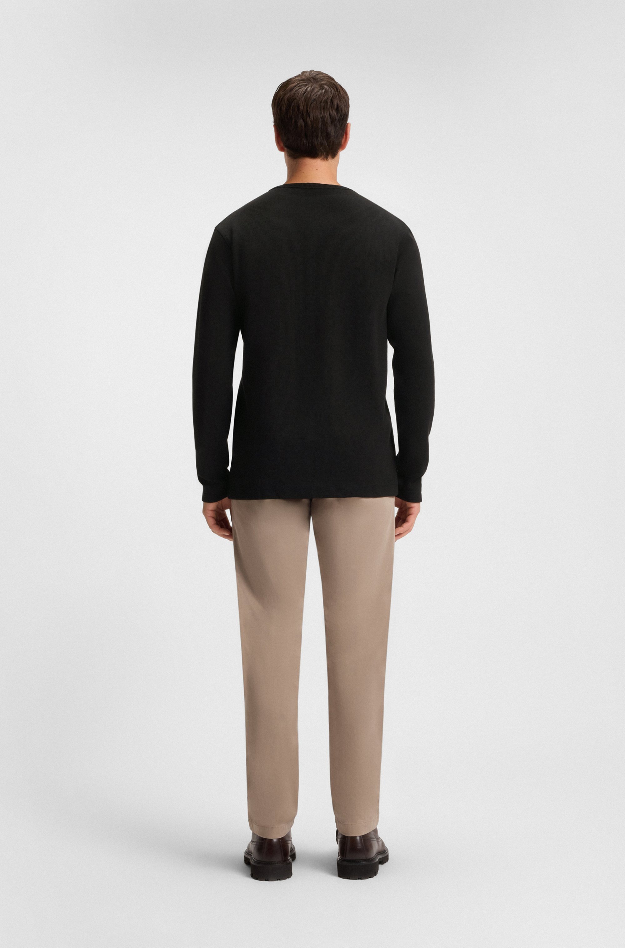 BOSS ORANGE Langarmshirt »Tempesto« mit BOSS-Stickerei
