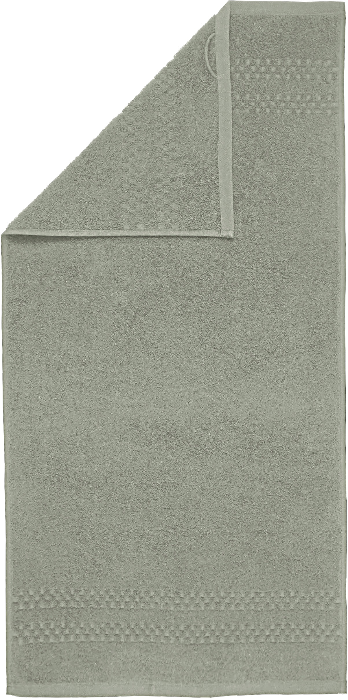 OTTO home Handtuch »Regona, Handtücher 50x100cm, als Uni-Set und mit Karomuster, 500gr/m²« Premium Handtücher mit Bordüre, Set, 100% Baumwolle, 5 Jahre Garantie