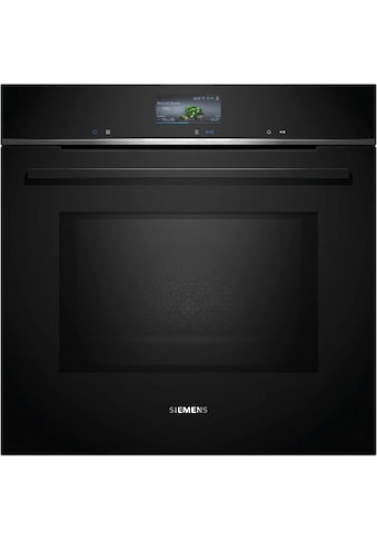 Backofen mit Mikrowelle »HM736GAB1«, iQ700, HM736GAB1, mit 1-fach-Teleskopauszug,...