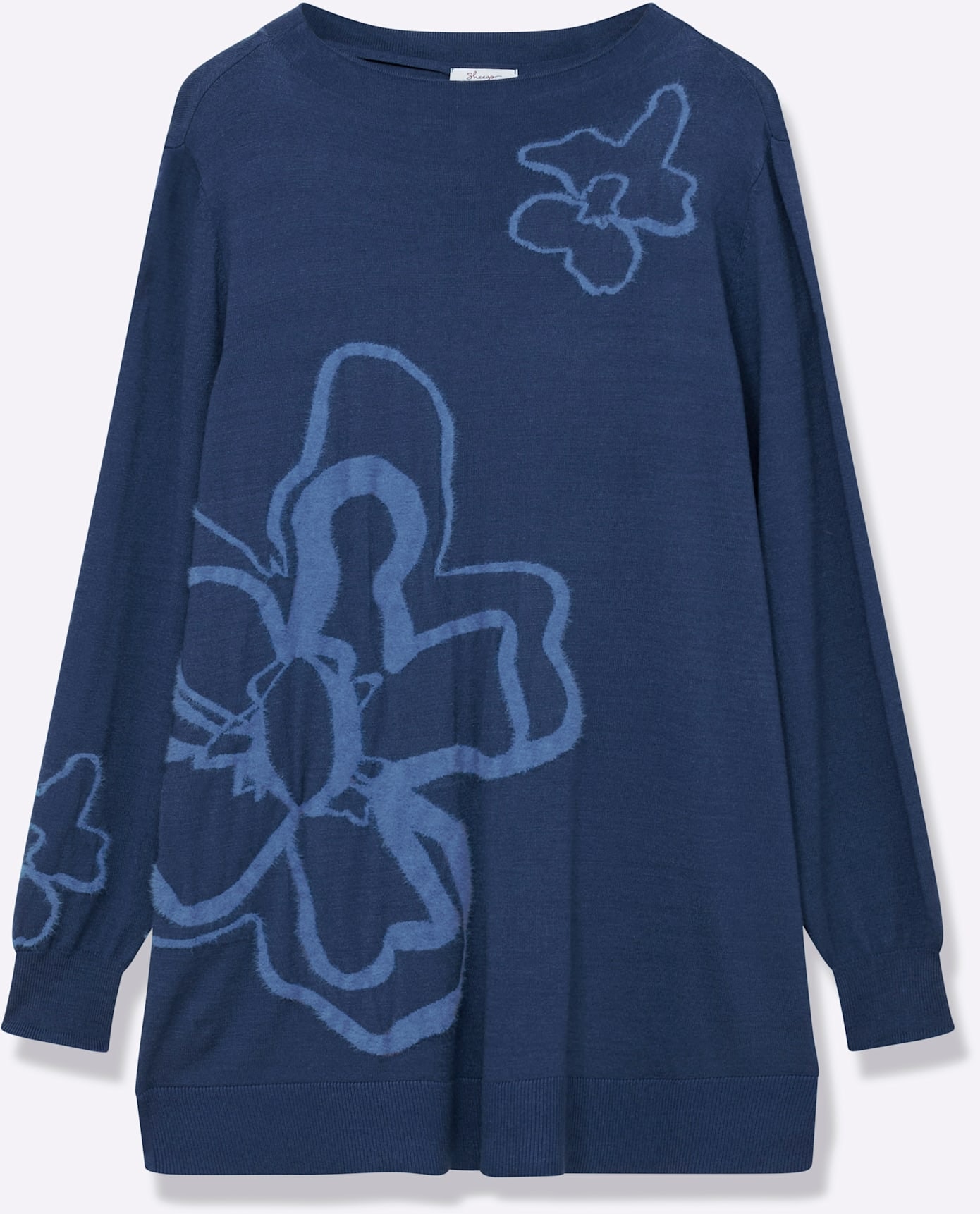 Sheego Jacquardpullover »Pullover«