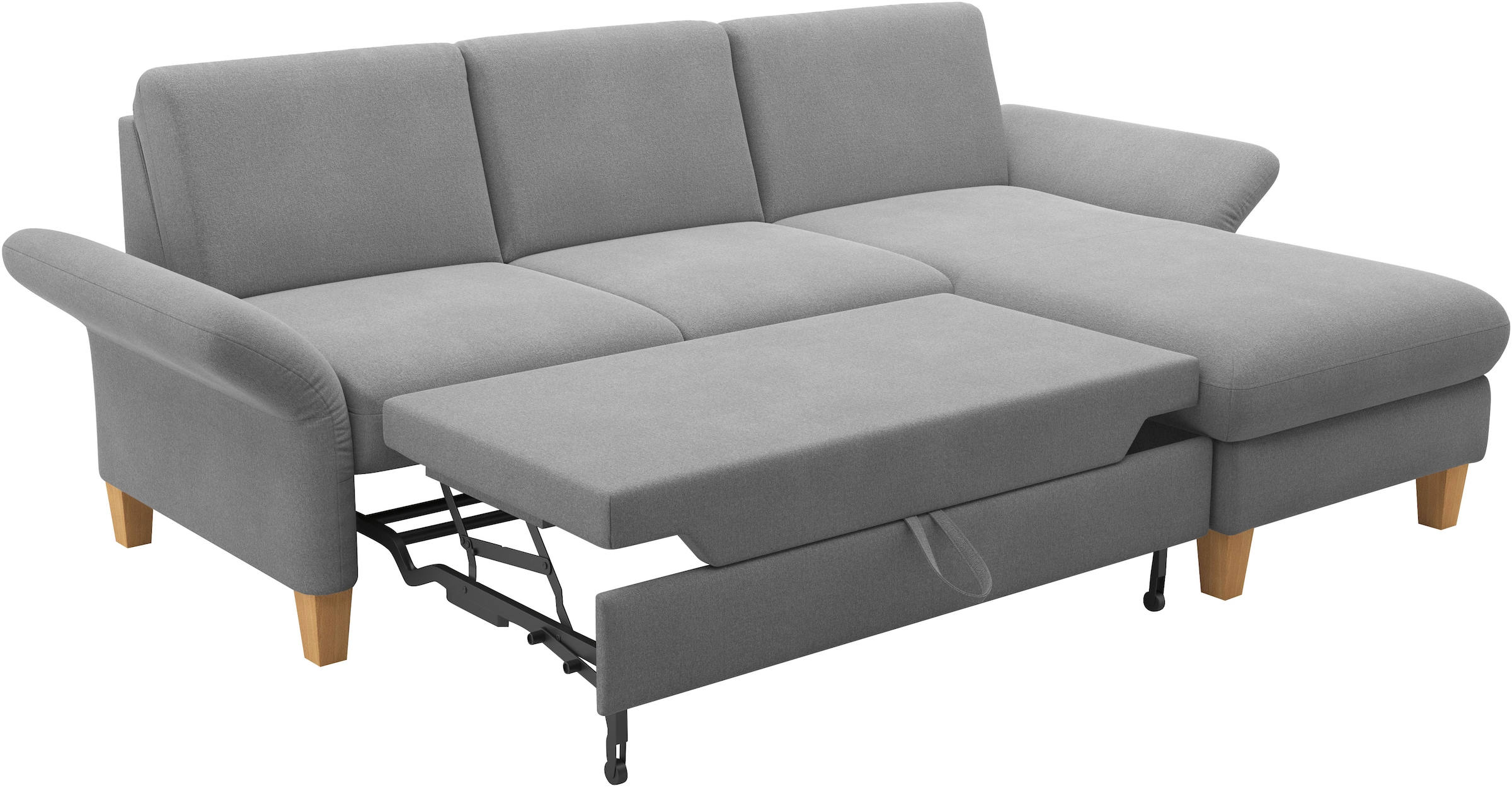 Home affaire Ecksofa »Rochelle, L-Form«, wahlweise mit Armteilverstellung, Bettfunktion und Bettkasten