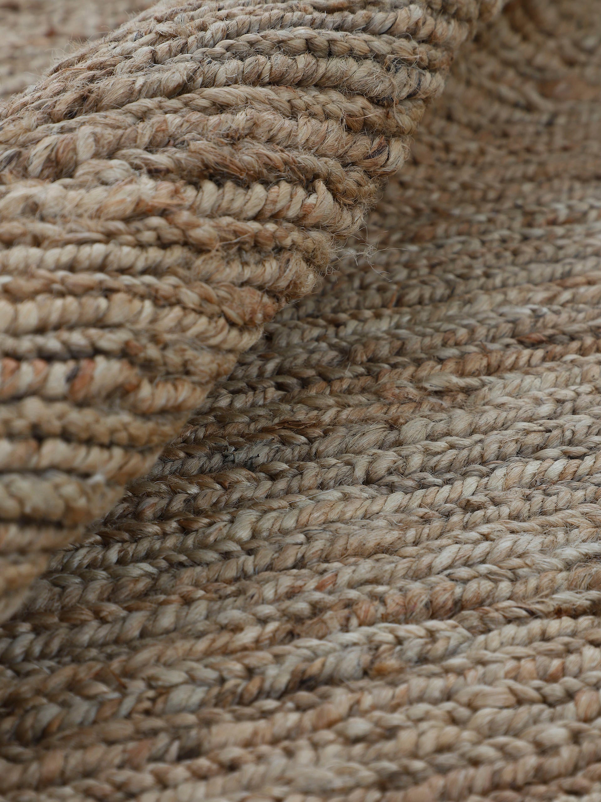 carpetfine Teppich »Nala Juteteppich«, rund, wendbar, aus 100% Jute, in vielen Größen und Formen, quadratisch, rund