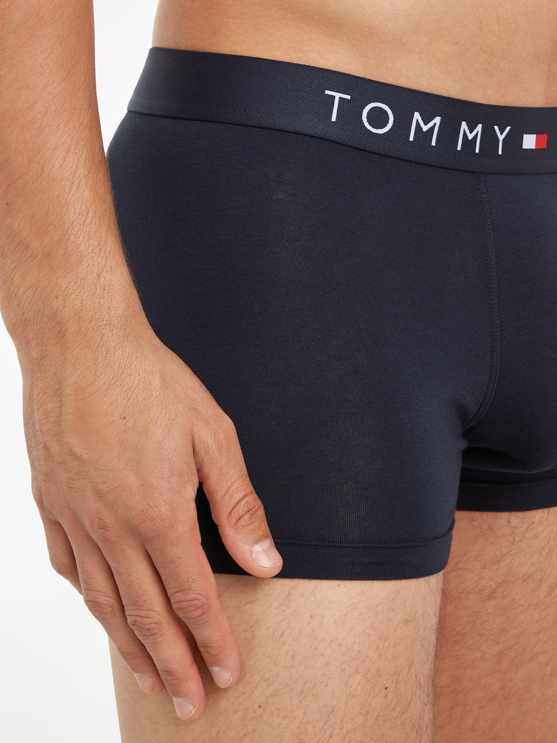 Tommy Hilfiger Underwear Trunk »3P TRUNK WB«, (Packung, 3 St., 3er), mit Logobund