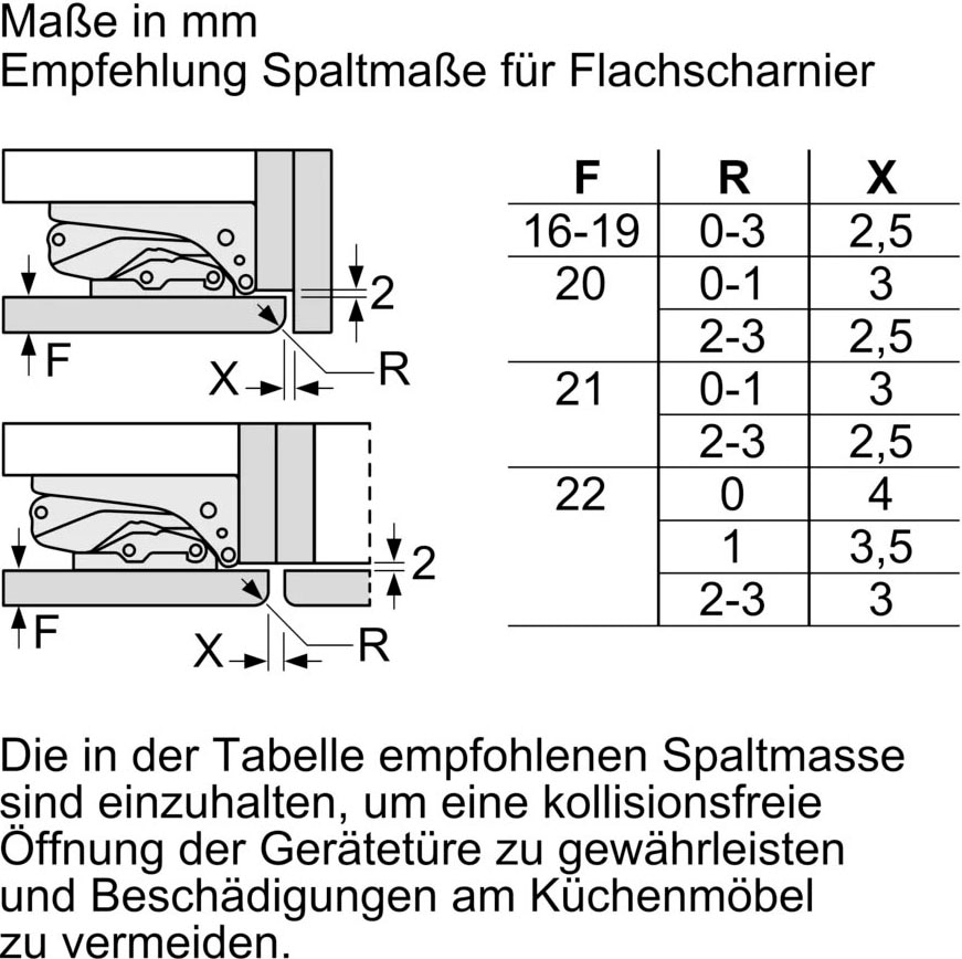 SIEMENS Einbaugefrierschrank »GI21VADE0«, iQ500, 87,4 cm hoch, 55,8 cm breit