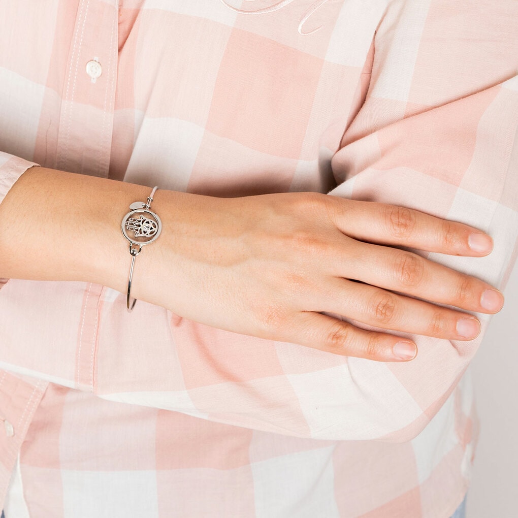 Lotus Armreif »Essentials - Hamsa Fatima's Hand« mit Glasstein