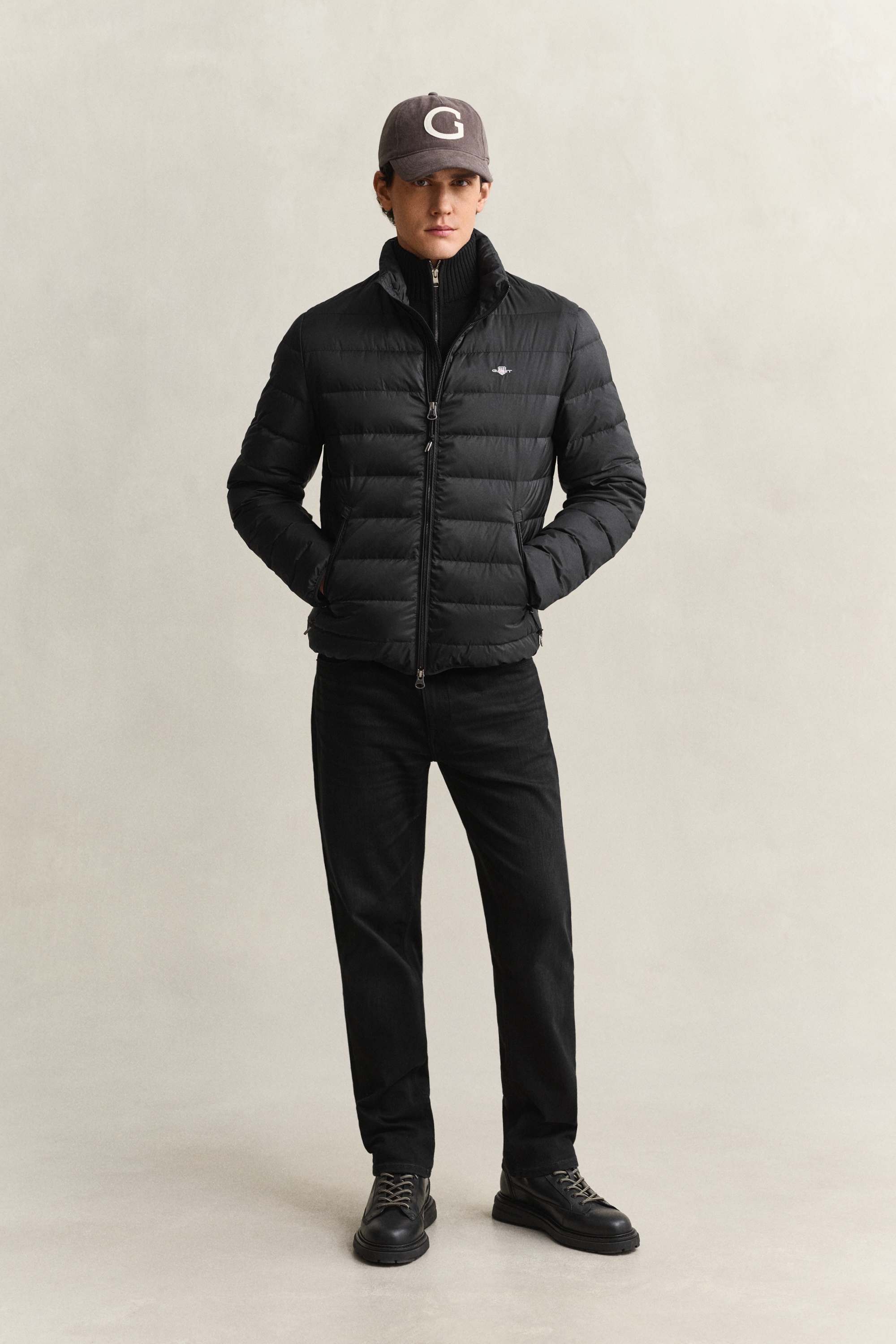 Gant Steppjacke »LIGHT DOWN JACKET« ohne Kapuze Regular fit mit Stehkragen