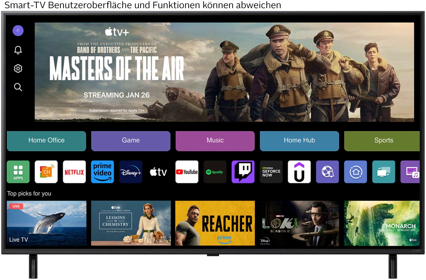 LG QNED-Fernseher »55QNED85A6C«, 4K Ultra HD, Smart-TV