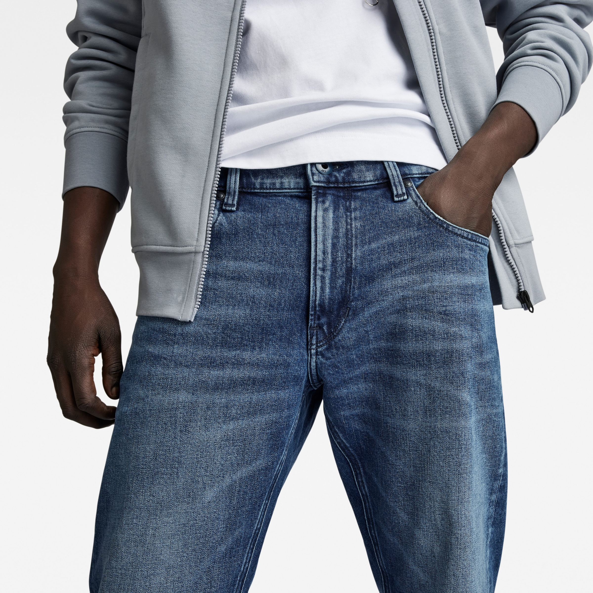 G-STAR Straight-Jeans »Mosa Straight«, mit hellen Nähten