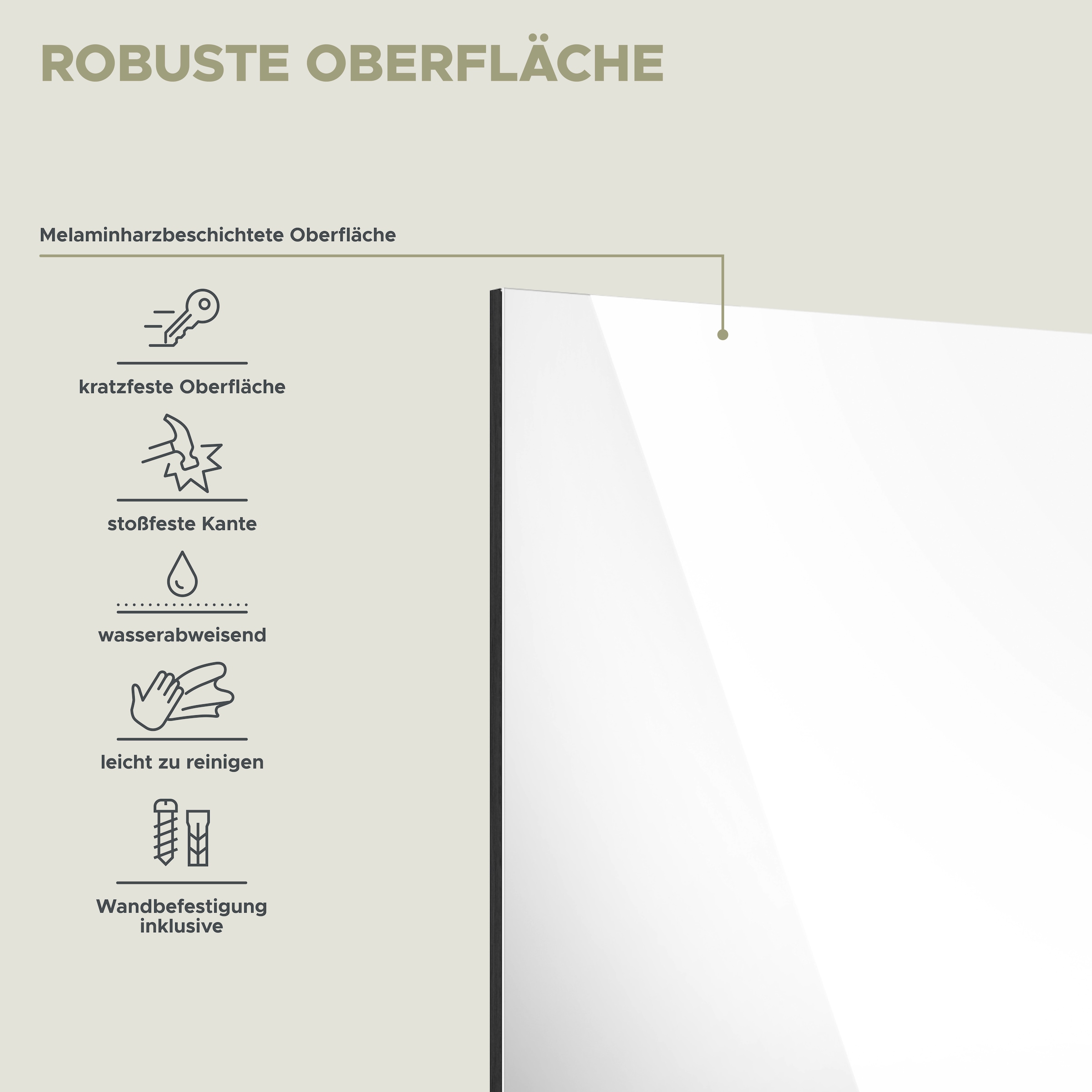 INOSIGN Badspiegel »Siena, Breite 60cm, 1 Ablageboden, hochwertiges Spiegelglas«, in verschiedenen Farben erhältlich, Badmöbel, Spiegel, Badezimmer