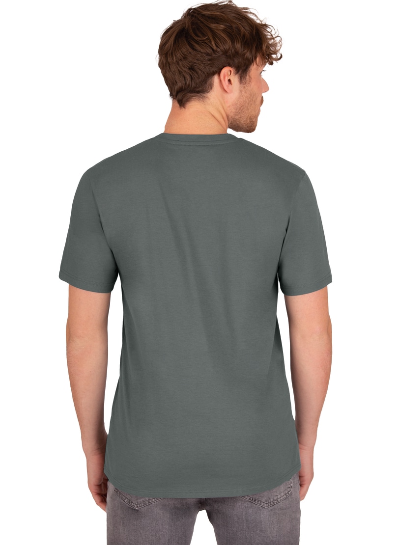 Trigema T-Shirt »TRIGEMA T-Shirt in Öko-Qualität mit Hirsch-Motiv«, (1 tlg.)