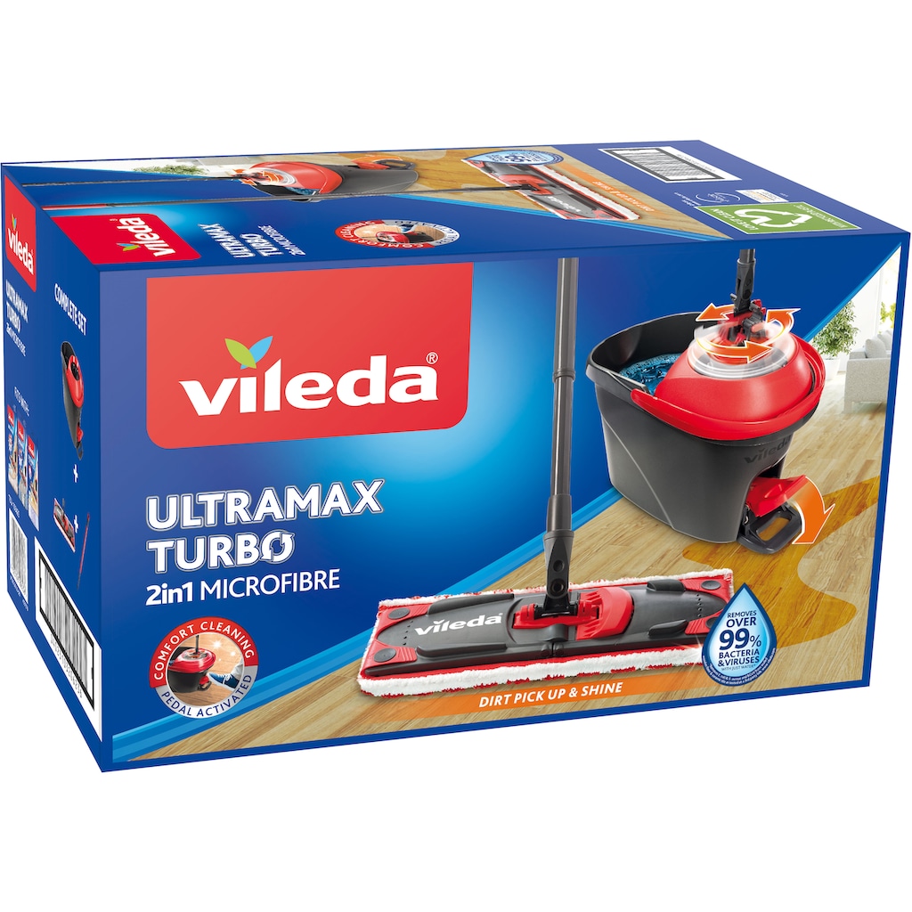 Vileda Bodenwischer-Set »ULTRAMAX 2in1 TURBO Box«