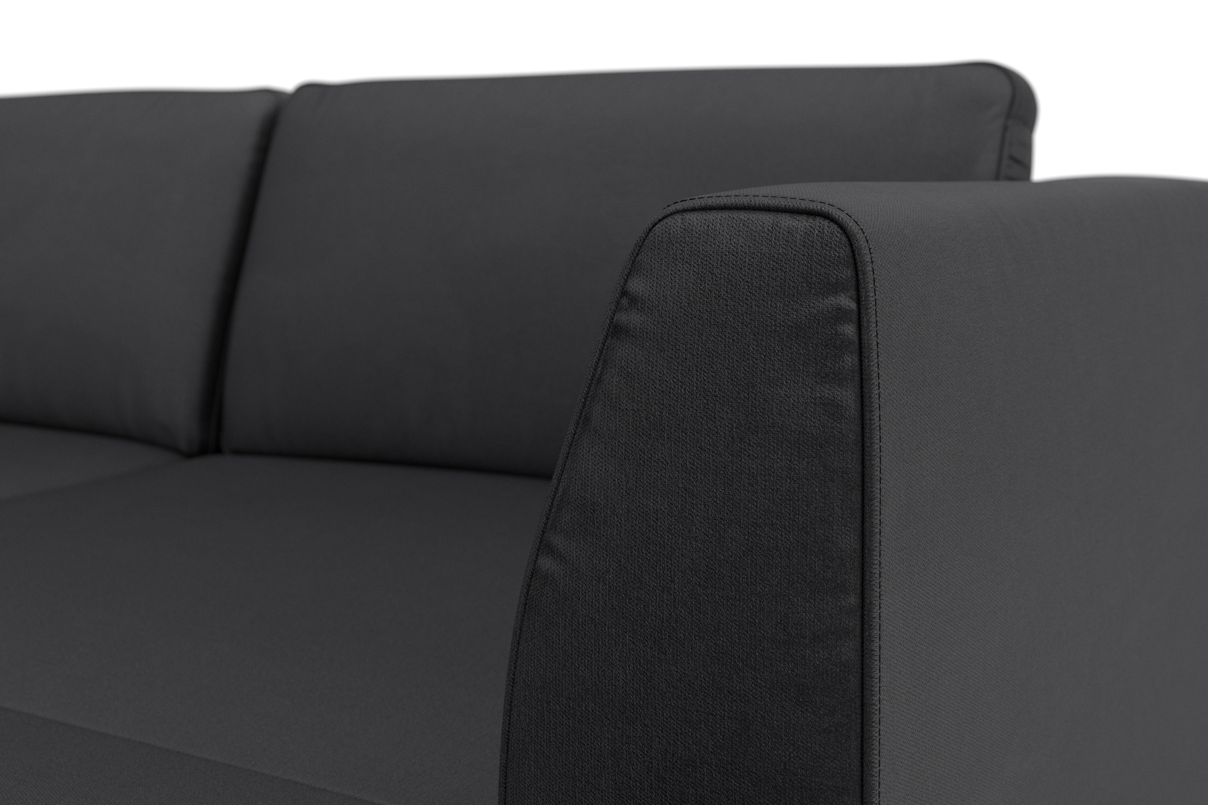 sit&more Wohnlandschaft »Olsen U-Form«, inklusive Sitztiefenverstellung, wahlweise mit Bettfunktion, 15cm hoch