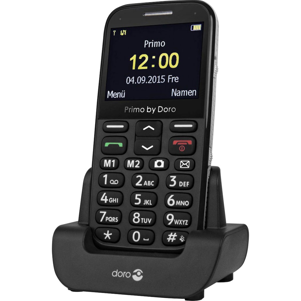 Doro Handy »366«, schwarz, 5,8 cm/2,3 Zoll